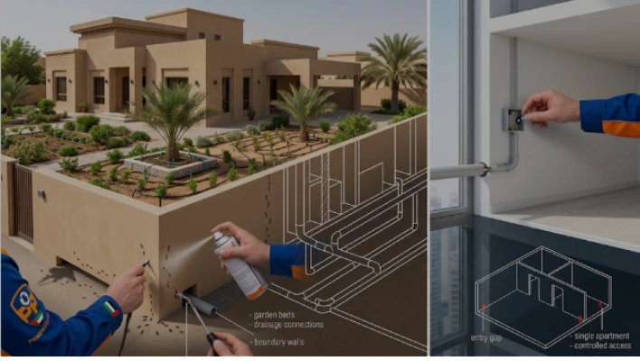 pest control for villas in al ain